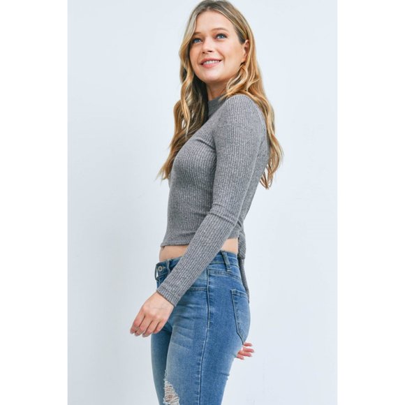 Open Tie Back Crop Top {Top Chic} - Picture 2 of 7